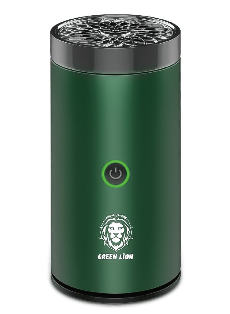 Electric Car Aroma Diffuser, Rechargeable, Strong Output, Compression Atomization, Green Lion Green