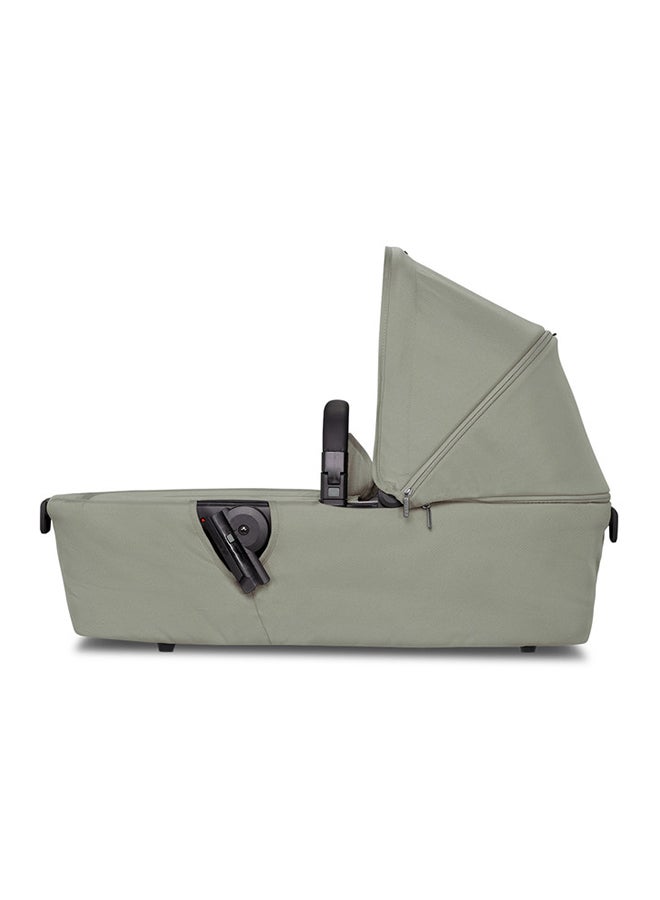 Joolz AER+ Carrycot for Stroller – Lightweight, Foldable & Travel-Friendly Baby Bassinet, Breathable Mattress, Ventilated Sun Hood, Newborn Comfort (0-6M) – Sage Green