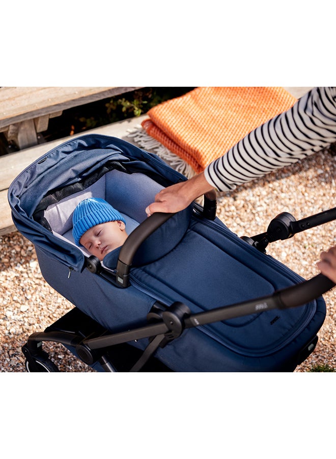 Joolz AER+ Carrycot for Stroller – Lightweight, Foldable & Travel-Friendly Baby Bassinet, Breathable Mattress, Ventilated Sun Hood, Newborn Comfort (0-6M) – Sage Green