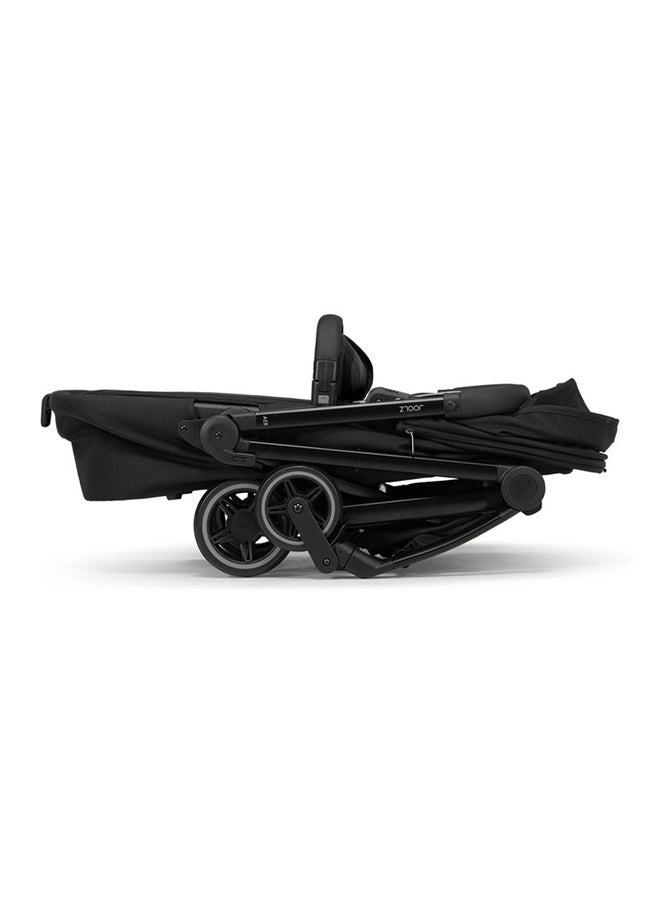 Joolz AER+ Carrycot for Stroller – Lightweight, Foldable & Travel-Friendly Baby Bassinet, Breathable Mattress, Ventilated Sun Hood, Newborn Comfort (0-6M) – Space Black