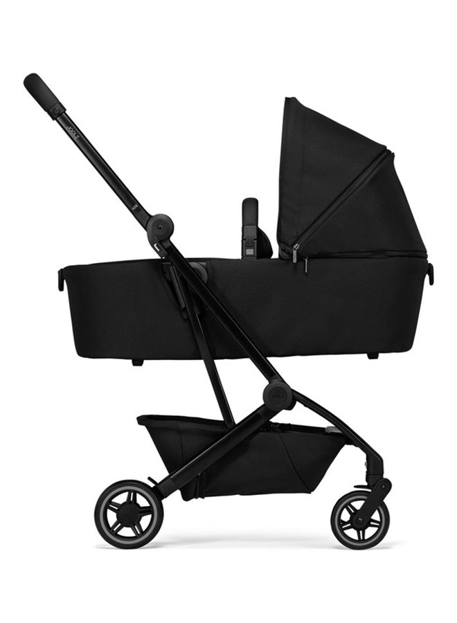 Joolz AER+ Carrycot for Stroller – Lightweight, Foldable & Travel-Friendly Baby Bassinet, Breathable Mattress, Ventilated Sun Hood, Newborn Comfort (0-6M) – Space Black