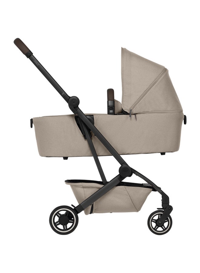 Joolz AER+ Carrycot for Stroller – Lightweight, Foldable & Travel-Friendly Baby Bassinet, Breathable Mattress, Ventilated Sun Hood, Newborn Comfort (0-6M) – Sandy Taupe