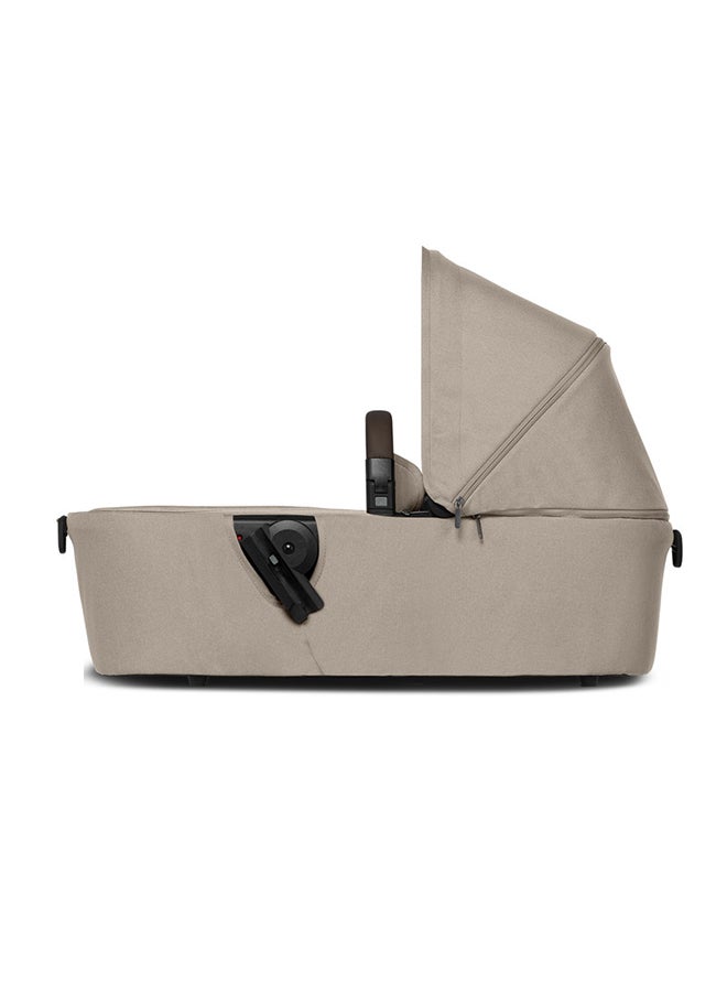 Joolz AER+ Carrycot for Stroller – Lightweight, Foldable & Travel-Friendly Baby Bassinet, Breathable Mattress, Ventilated Sun Hood, Newborn Comfort (0-6M) – Sandy Taupe