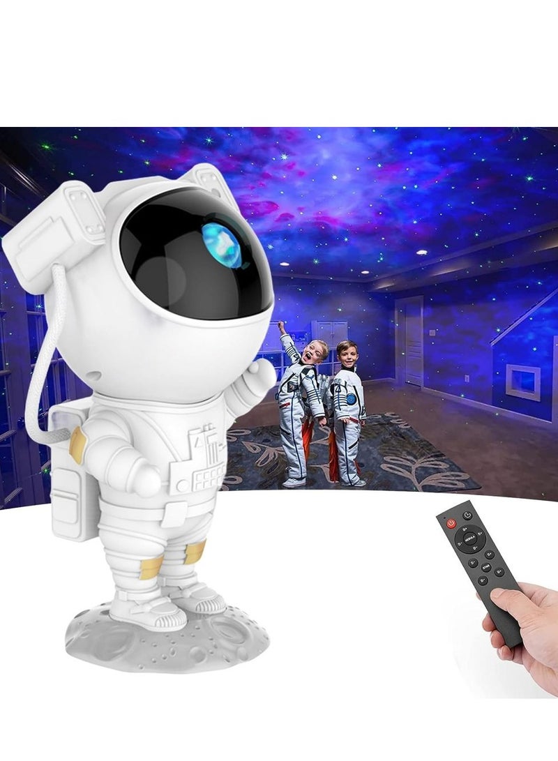 Adjustable Head Angle Star Projector Galaxy Night Light Kids Room Decor Aesthetic Astronaut