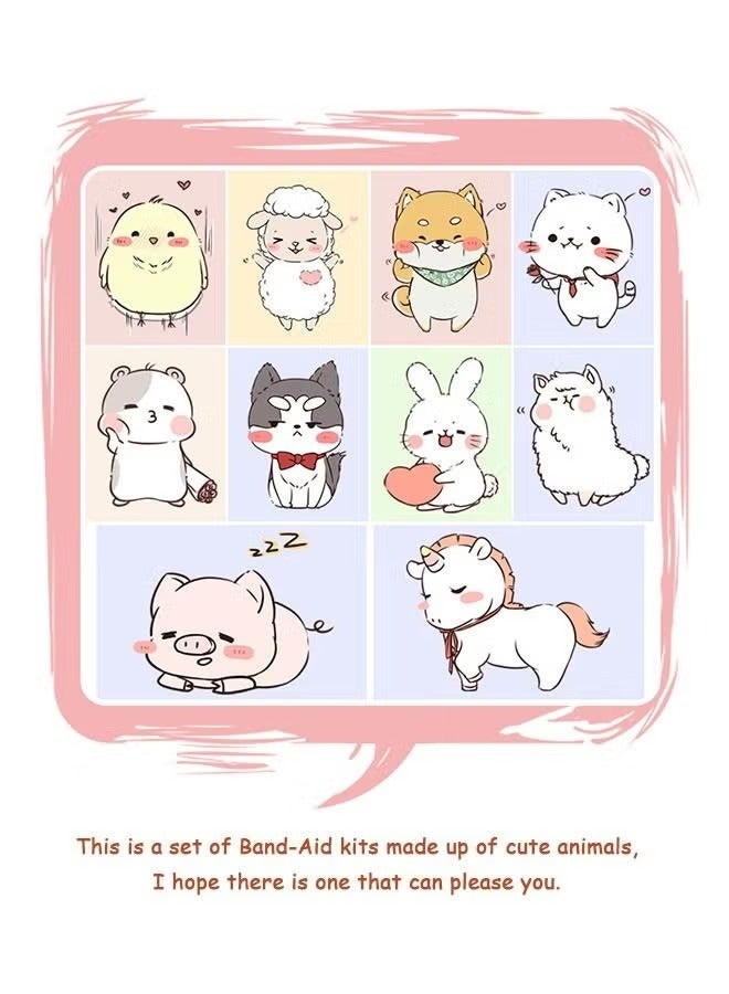 120 Pcs Cartoon Bandages Strips Band Aid, PE Material Hemostatic Waterproof Adhesive Bandages Strips Combination Pack, Cuts Scrapes First Aid Bandages for Family (Colorful)