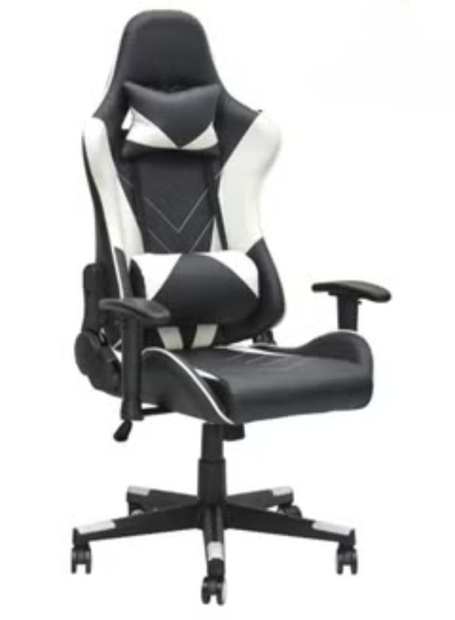 Executive Ergonomic Computer Desk Chair for Office and Gaming with headrest back comfort and lumbar support Black