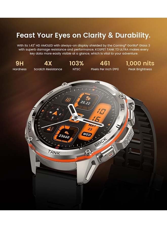 Tank T3 Ultra Smartwatch - 1.43