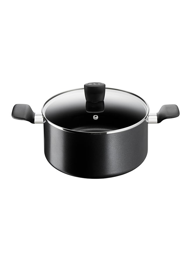 Tefal Super Cook Stewpot With Lid Nonstick Black 24 cm Black