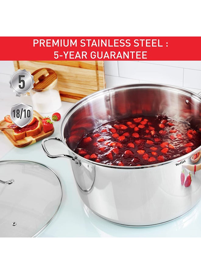 Intuition Stainless Steel Stockpot With Lid 28Cm Stainless Steel 28Cm