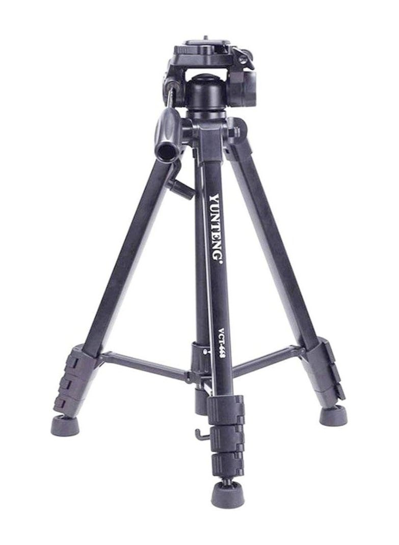 Professional Tripod with Damping Head Fluid Pan for SLR/DSLR Canons and NIKONs + Carrying Bag