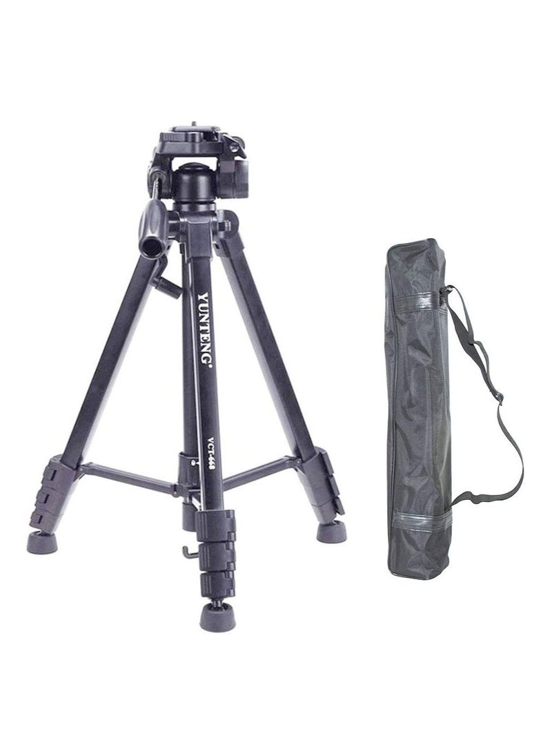 Professional Tripod with Damping Head Fluid Pan for SLR/DSLR Canons and NIKONs + Carrying Bag