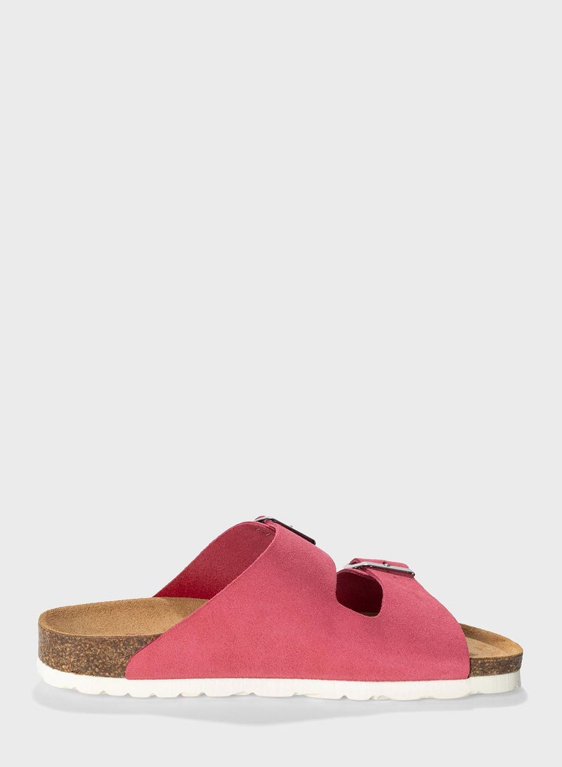 Atlas Double Strap Flat Sandals