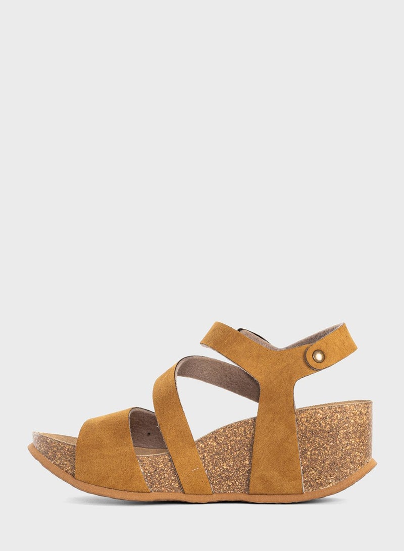 Melilla Multi Strap Wedge Sandals