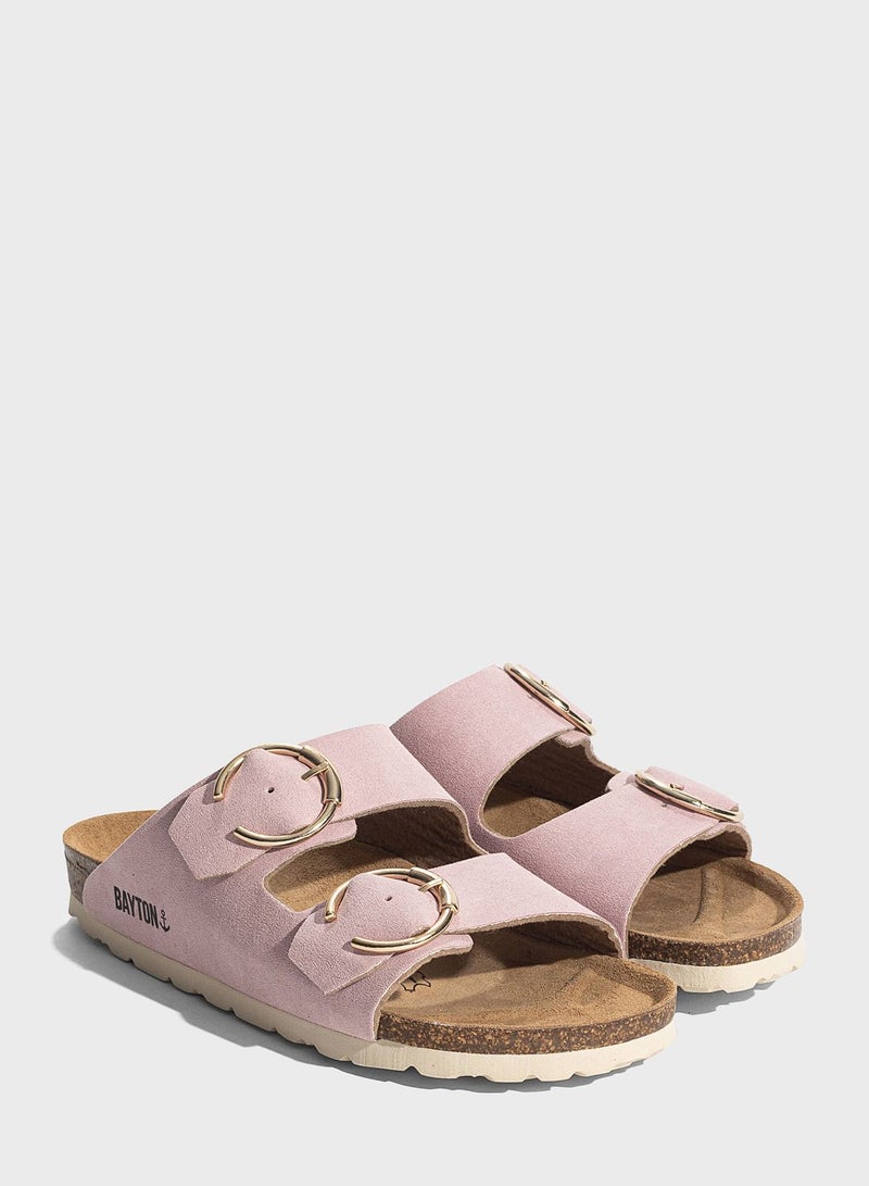 Atlas Double Strap Flat Sandals