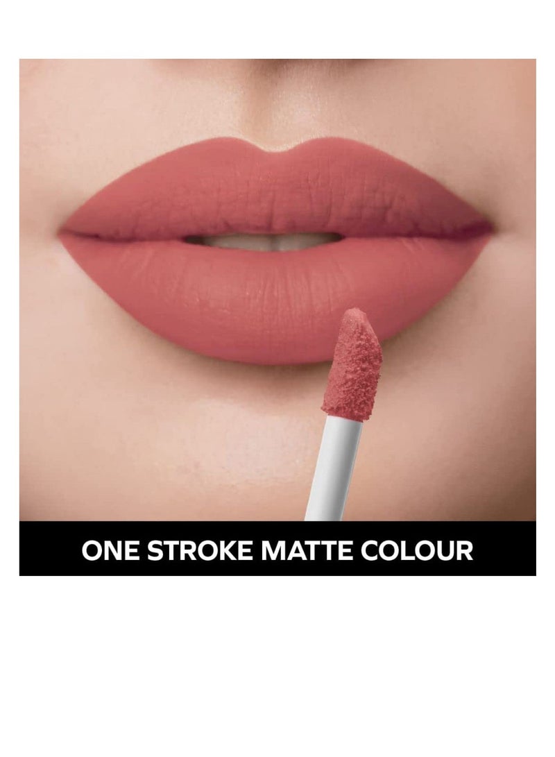 Seven Seas Ultra Smooth Matte Liquid Lipstick Smooth Lip Color Weightless Finish Long Lasting Matte Liquid Lipstick for Women Apple Candy