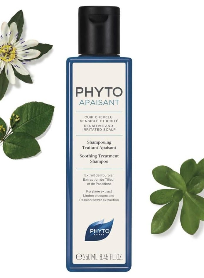 Phyto Phytoapaisant Shampoo 250 ml - for sensitive, itchy, and irritated scalps