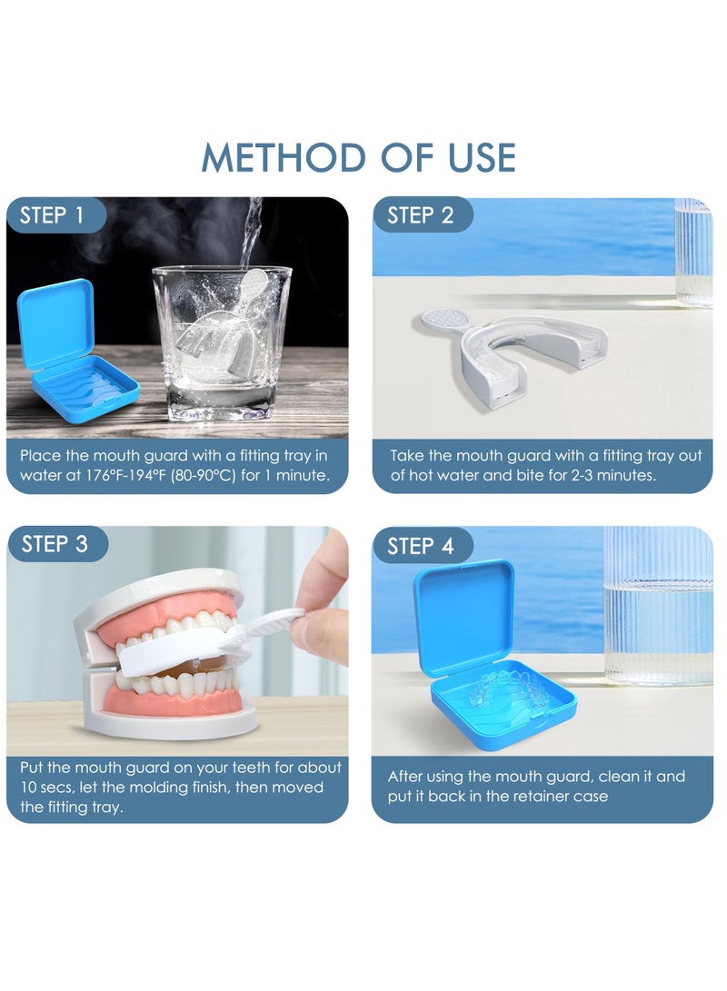 Mouth Guard for Clenching Teeth at Night - Night Guards for Teeth Grinding - Mouth Guard for Grinding Teeth, Night Adult Anti Molar Occlusion Tooth Protector Tooth