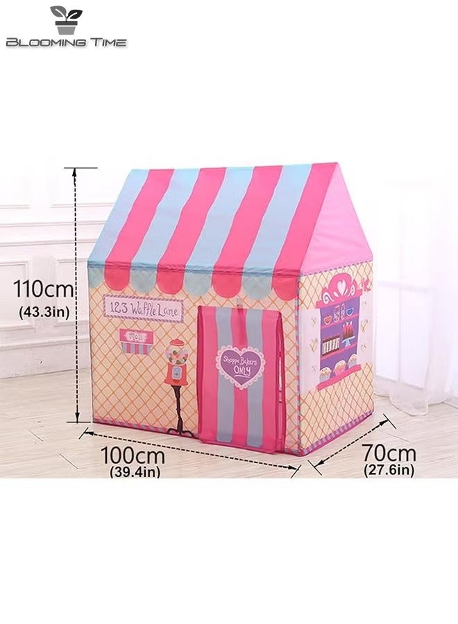 Mini Dessert Princess House kids Game Tent House 110x100x70cm