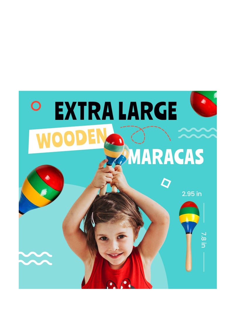 STOIE'S 19 pcs Kids Musical Instruments Set Toddler Musical Instruments for Kids Music Toys Wooden Baby Instruments for Kids Ages 3-5 Montessori Toys