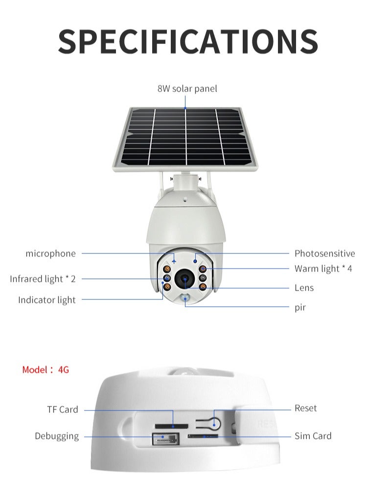 Ai Solar 4G Surveillance Camera