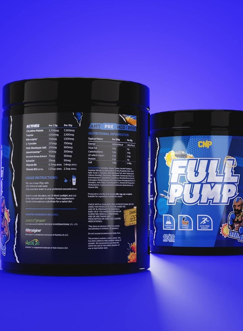 CNP Full Pump Pre-workout 300g MR.B Flavor