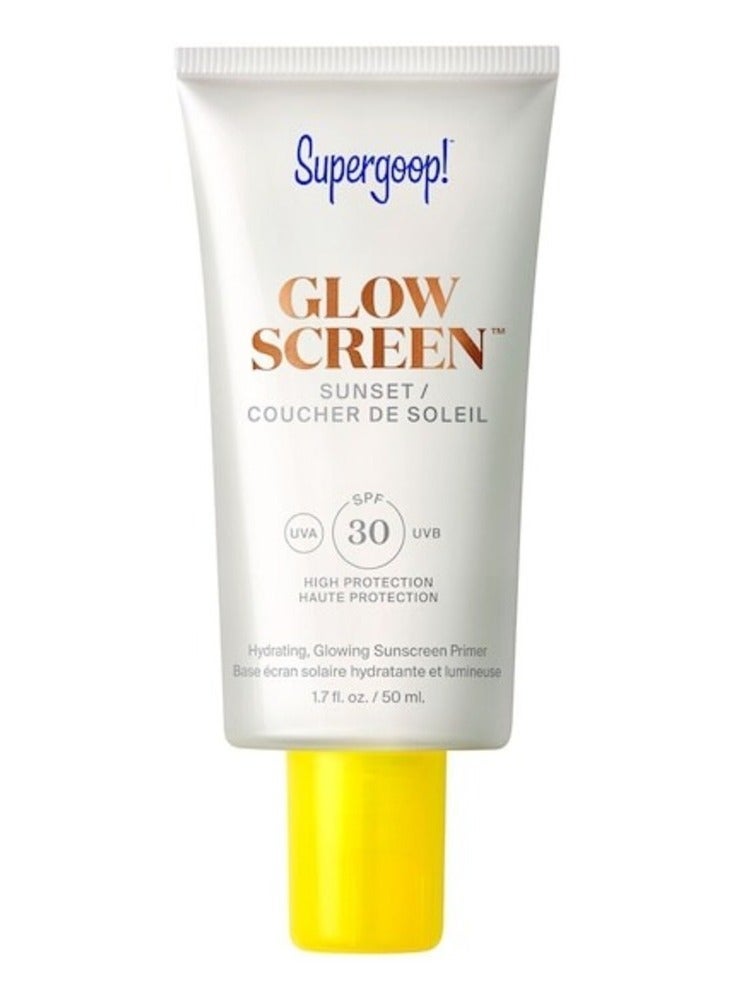 Glowscreen Sunscreen SPF 30 with Hyaluronic Acid + Niacinamide Sunset 50ml