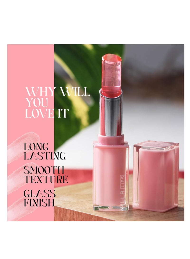 Seven Seas Rouge Gel Lipstick Smooth Texture Glass Finish  Long Lasting Lipstick Women Peach