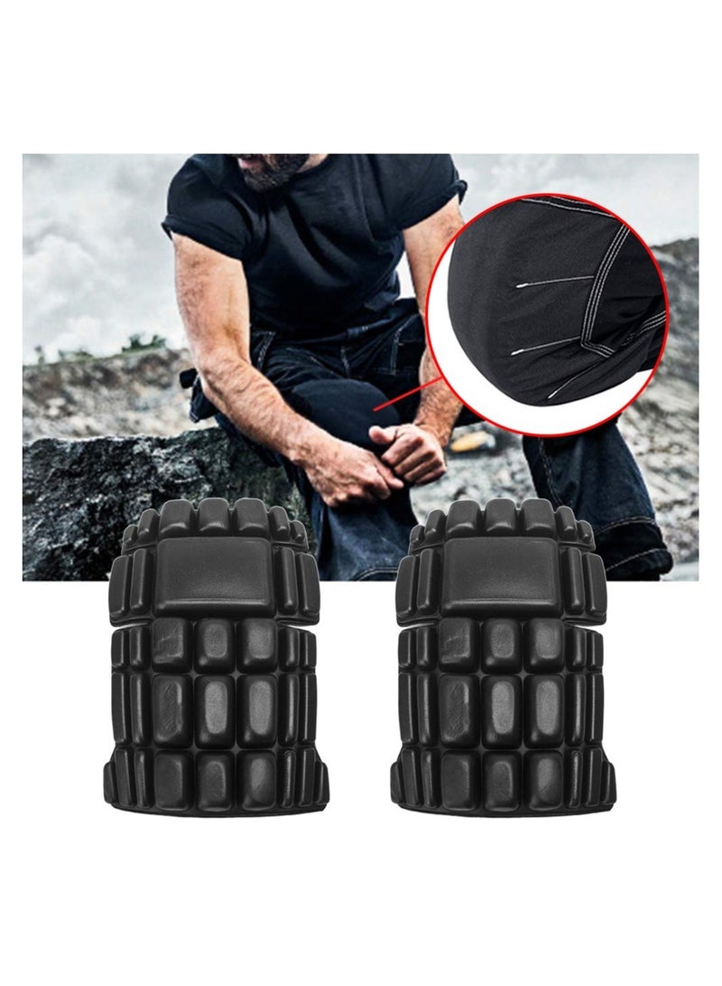 Construction Site Knee Pad Multi-use Knee Cap Protection with Light EVA Foam, Professional Knee Pads for Work, Ergonomic Safety Knee Pad Inserts for Construction, Gardening