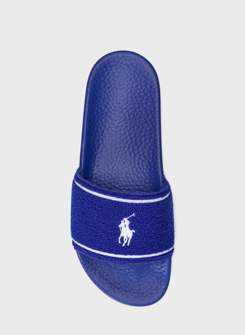 Signature Pony Terry Slide