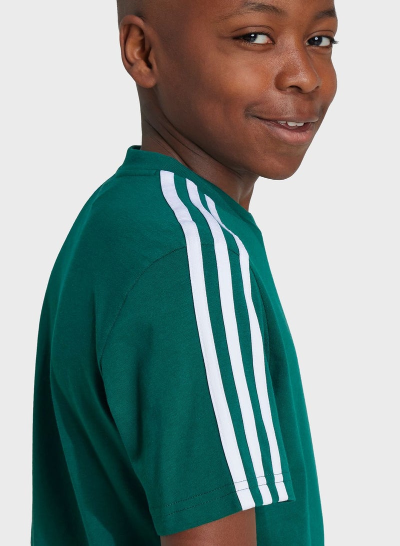 Youth 3 Stripes Logo T-Shirt