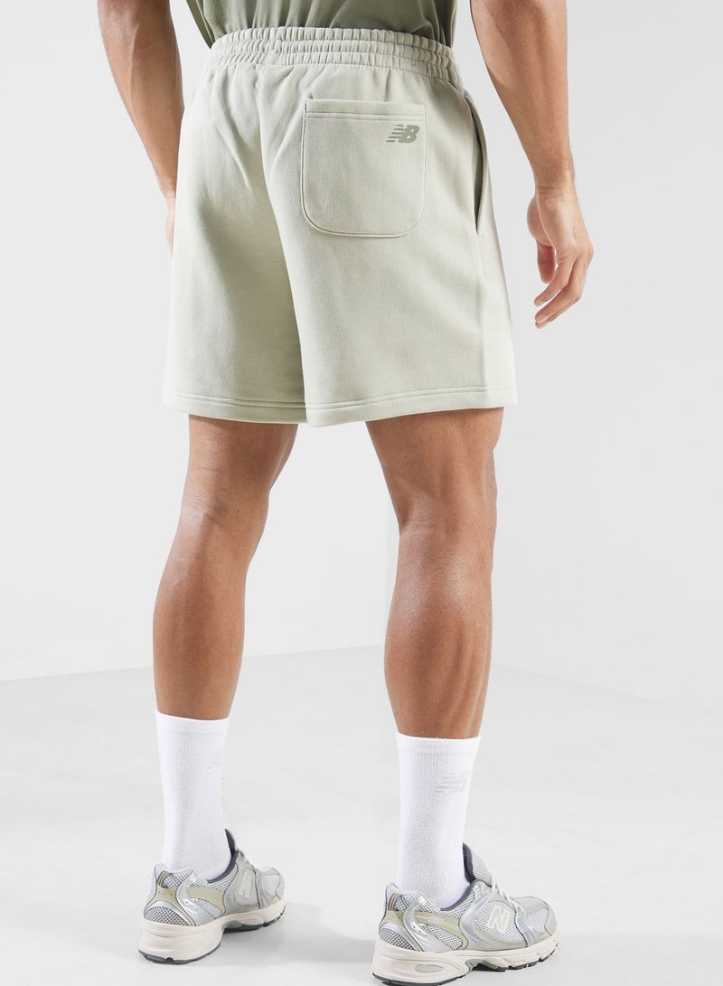 Graphic Fleece Shorts