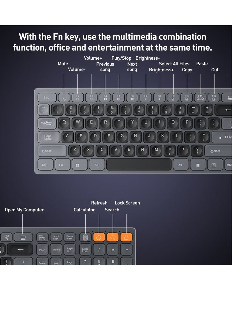 Yesido KB19 Wireless Keyboard And Mouse Set