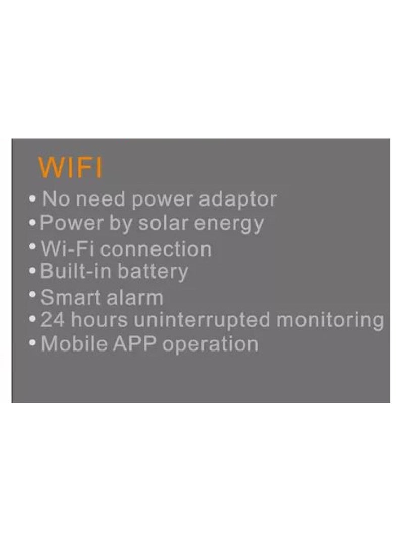 Ai Solar WiFi Surveillance Camera