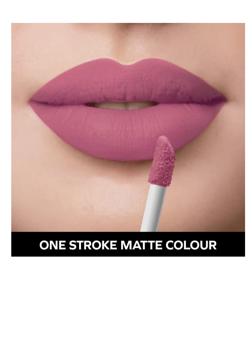 Seven Seas Ultra Smooth Matte Liquid Lipstick Smooth Lip Color Weightless Finish Long Lasting Matte Liquid Lipstick for Women Medium Carmine