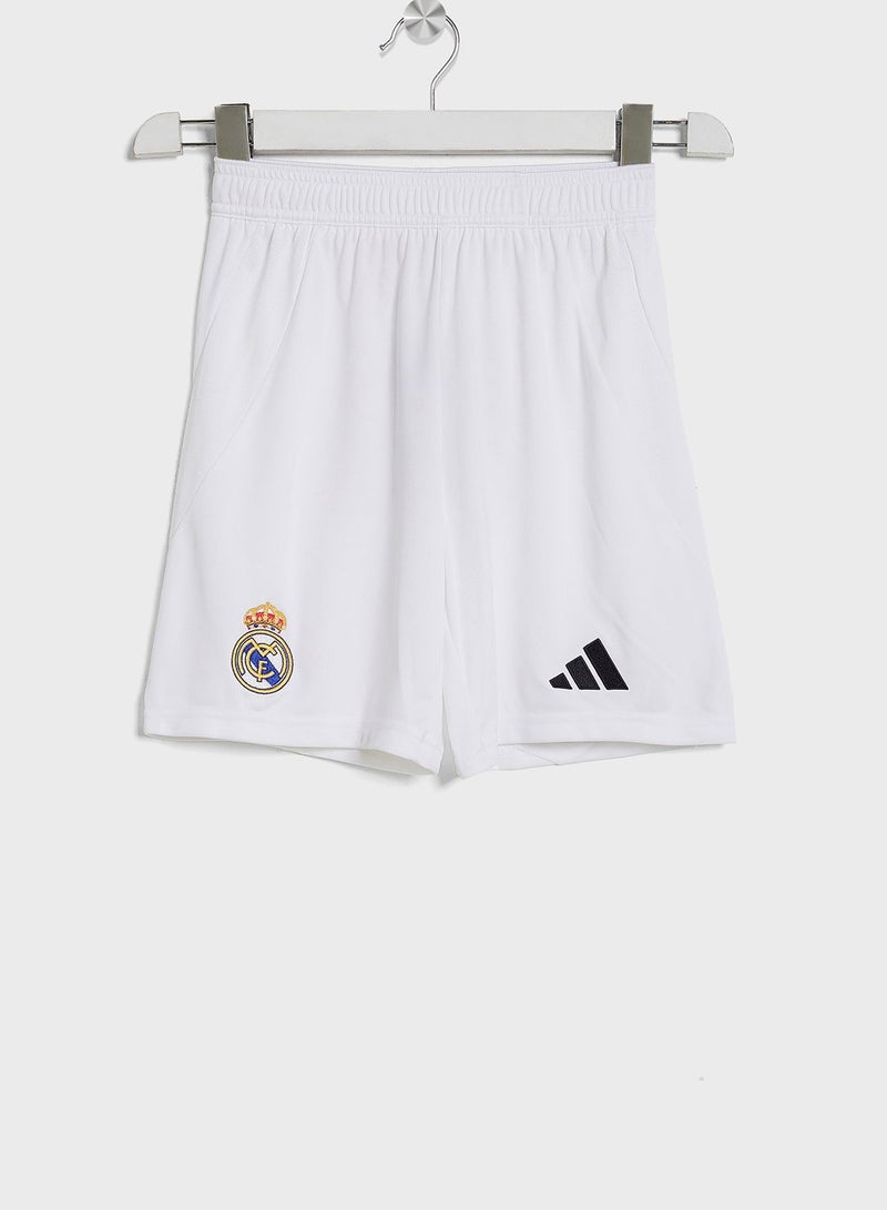 Youth Real Madrid 24/25 Stadium Home Shorts