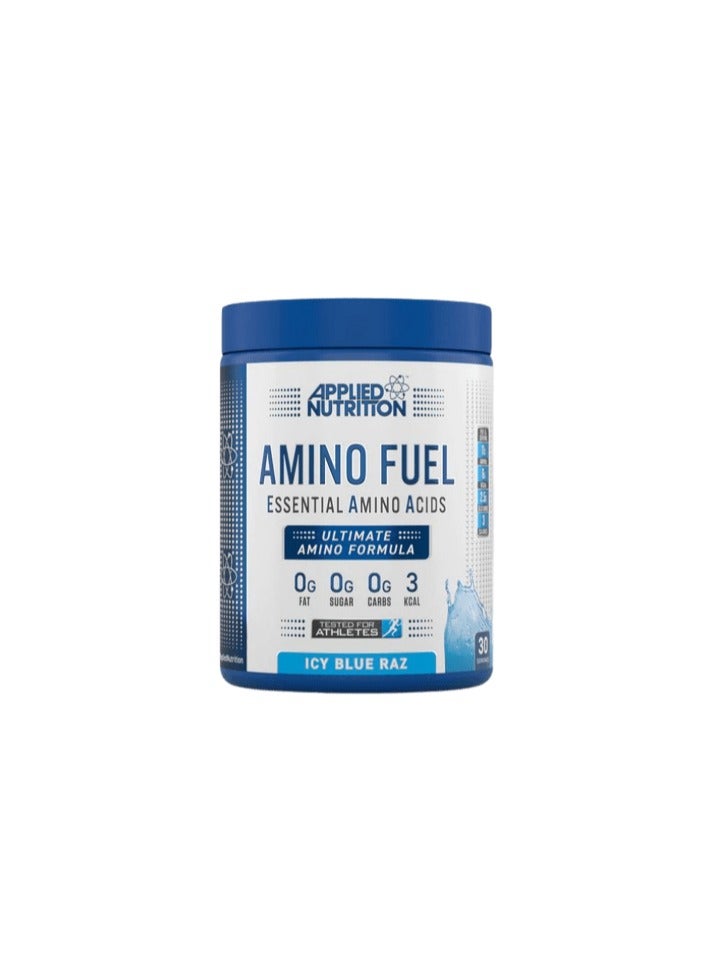 Amino Fuel - Essential Amino Acids (Eaa) Blend, Ice Blue Raz 30 Servings, 390G