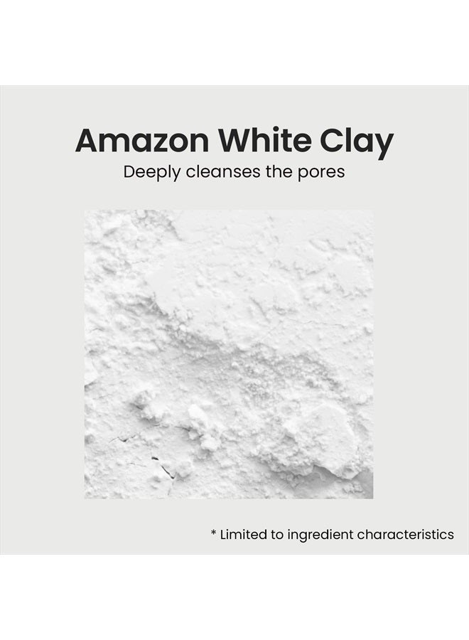 All Clean White Clay Foam 5.3oz /150g | Wash & Exfoliating Facial Cleanser | Daily Care Cleansing Face wash, Sebum control, Acne treatment, Wash for Deep pore cleansing