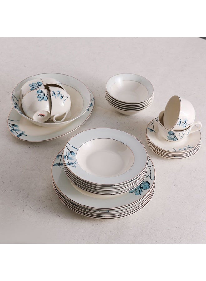 Beatrice 32-Pc New Bone China Dinner Set - Serves 6