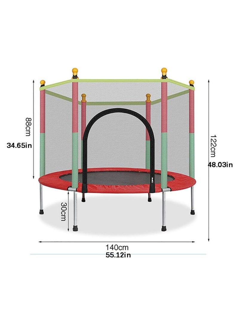 ndoor Trampoline with Protection Net Adult Children Jumping Bed Enclosure Outdoor Trampolines Workout Fitness Equipment