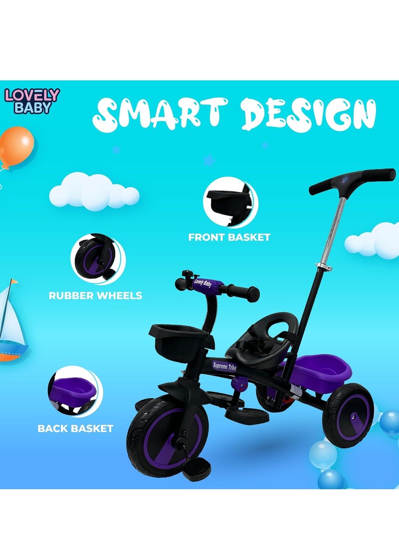 Lovely Baby Kids Tricycle KT 004 - Purple