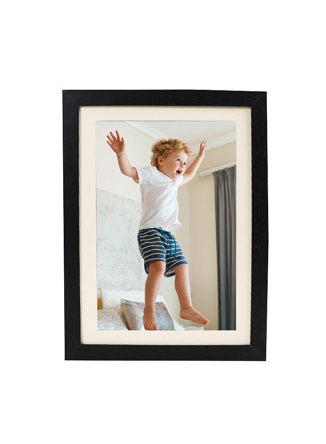 Wooden photo frame table oil painting storage box Kids Art Frames children flip diy photo frame