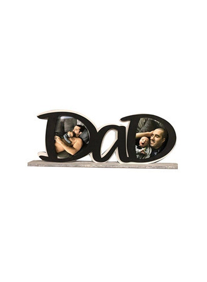 Picture Frame Father's Day Decoration Gift Photo Frame DaD/PaPa Shape for Desk Decor Ornaments