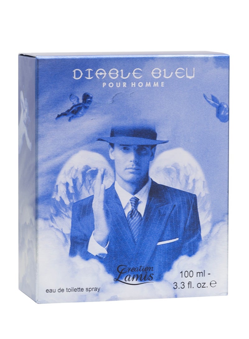 Diable Bleu Eau de Toilette For Men 100ml (Pack of 2)