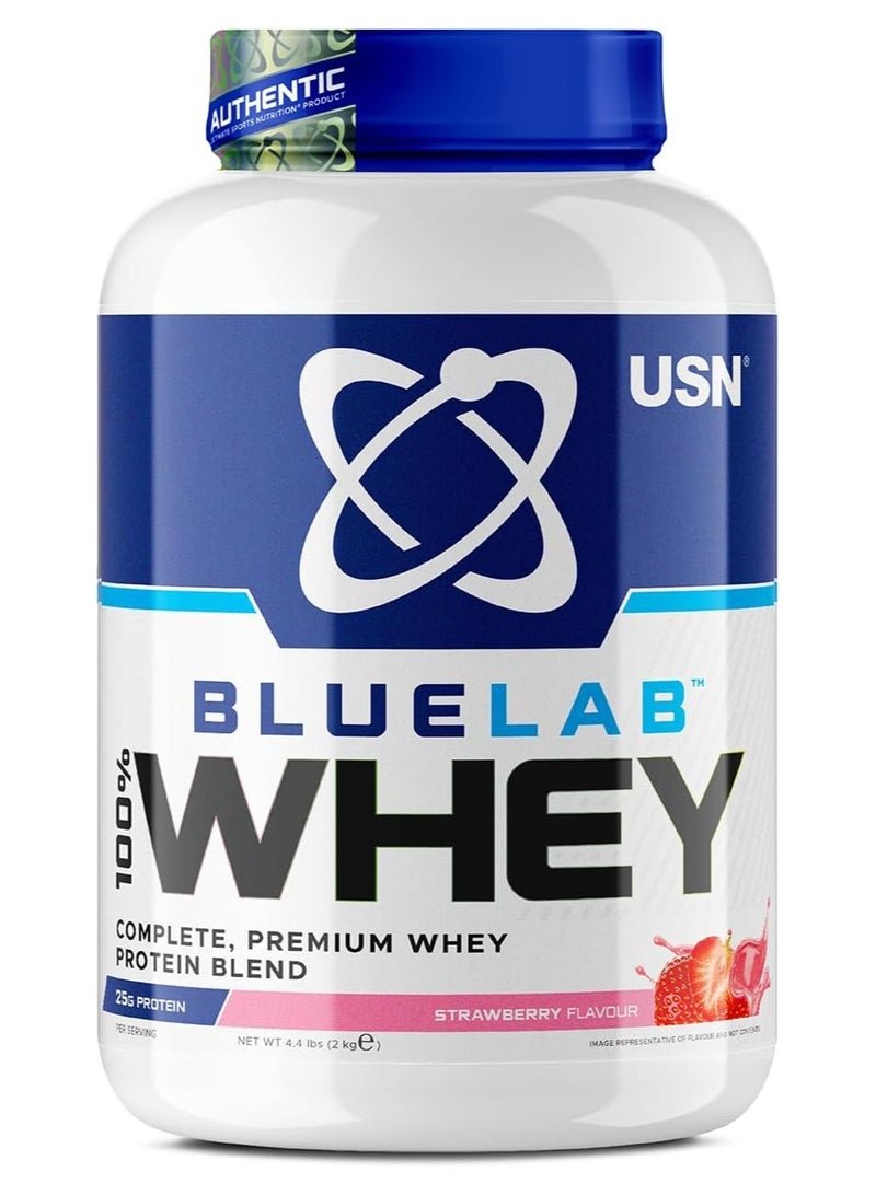 USN Bluelab 100% Whey Protein Strawberry Flavor 2kg 58 Serving