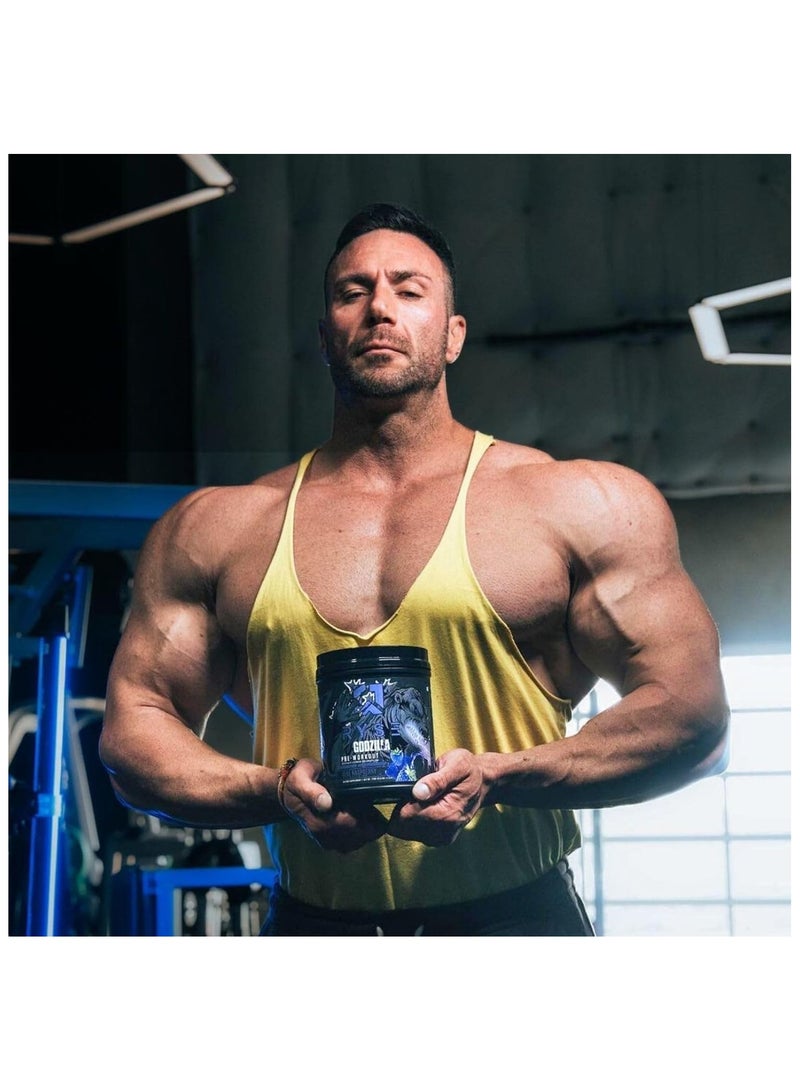 Godzilla Pre Workout, Blue Raspberry, 40 Servings