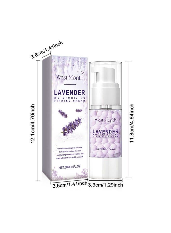 Lavender Moisturizing Firming Cream-Anti Aging Skin Firming Cream, Reduces Wrinkles and Fine Lines, Anti Ageing and Skin Care Face Moisturizer