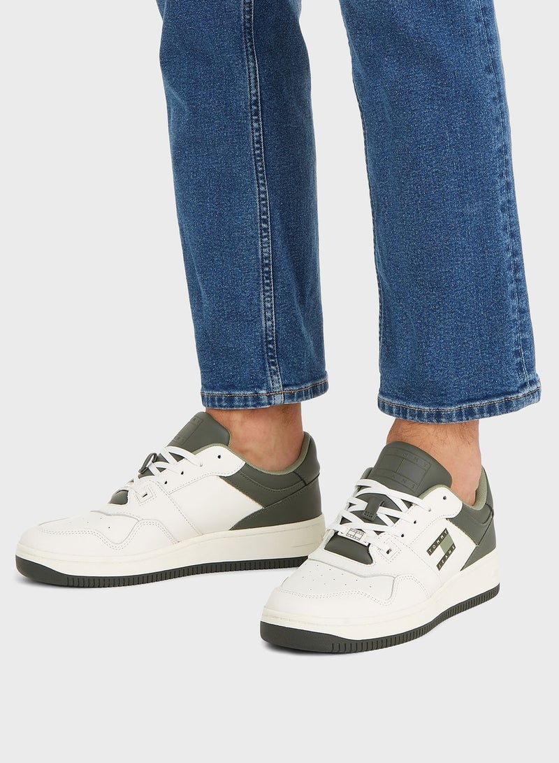 Basket Lace Up Sneakers