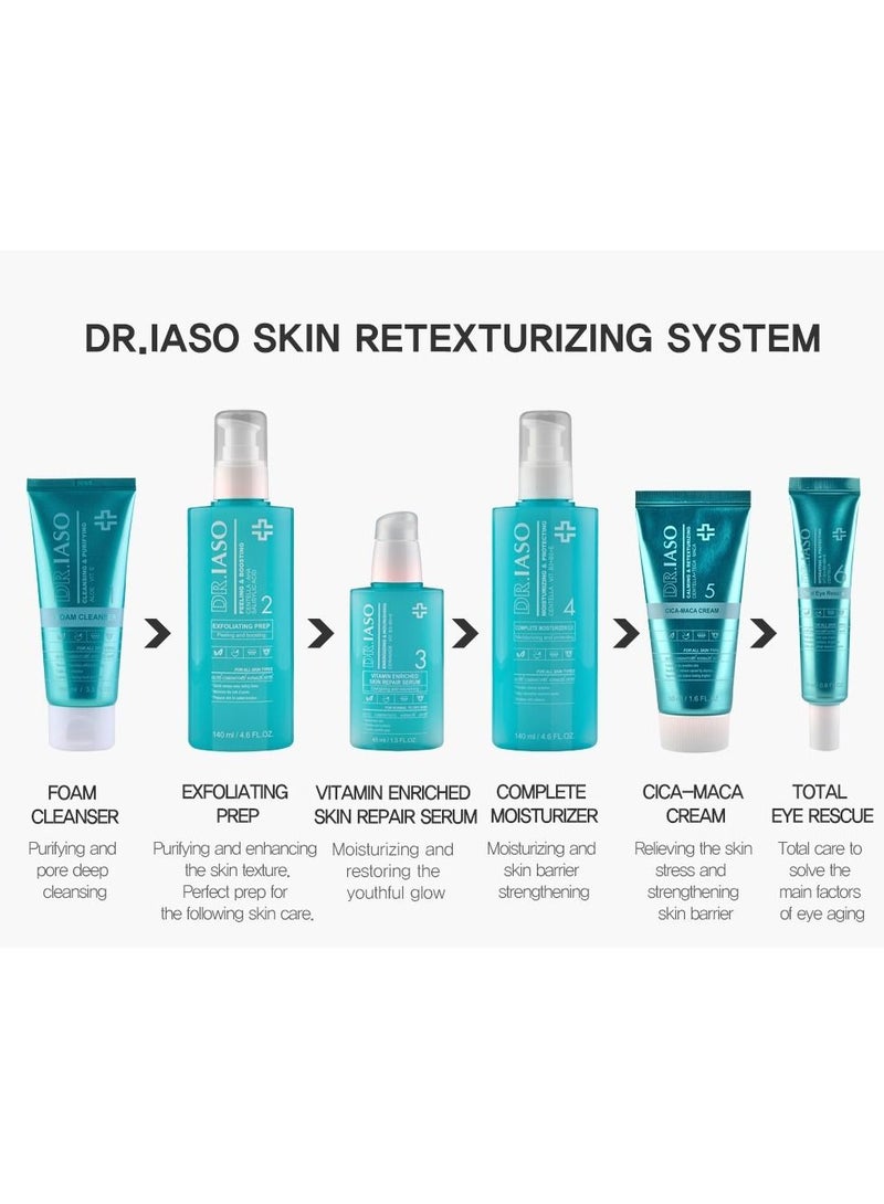 DR. IASO Exfoliating Prep, Gentle AHA & BHA Exfoliating Toner for All Skin Type.