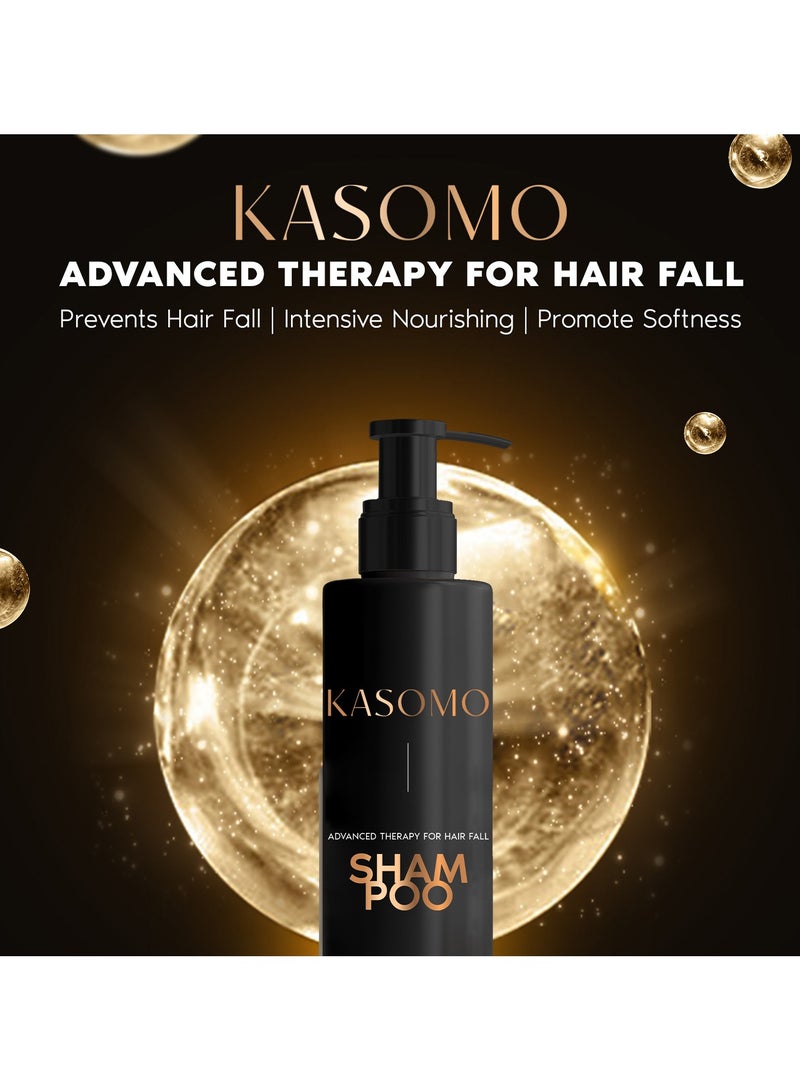 KASOMO HAIR SHAMPOO - Anti-dandruff shampoo for normal to oily hair Prevents dandruff from returning and creates long, beautiful and strong hair | The best anti-dandruff shampoo made in the USA 250ml