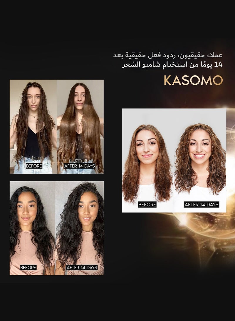 KASOMO HAIR SHAMPOO - Anti-dandruff shampoo for normal to oily hair Prevents dandruff from returning and creates long, beautiful and strong hair | The best anti-dandruff shampoo made in the USA 250ml